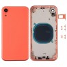 Chassis Arriere pour iPhone XR Corail (ORANGE) - Chassis Coque nu + COLLE