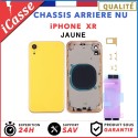 Rear Chassis for iPhone XR Yellow (Yellow) - Bare Shell Chassis + GLUE