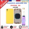 Chassis Arriere pour iPhone XR Jaune (Yellow) - Chassis Coque nu + COLLE
