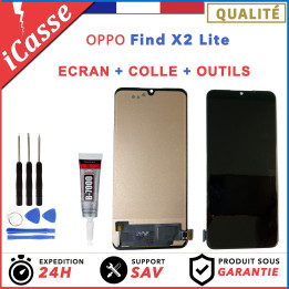Ecran POUR Oppo Find X2 Lite CPH2005 LCD Noir + OUTILS + COLLE