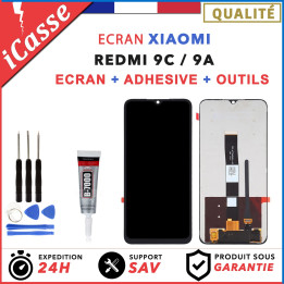 Ecran Xiaomi Redmi 9C / 9A M2006C3LG M2006C3MG Vitre Tactile + Outils + Colle