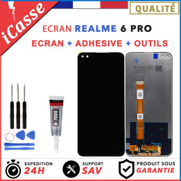 Ecran lcd + Vitre Tactile pour REALME 6 PRO RMX2061 + Outils + Colle
