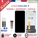 Ecran LCD + Vitre Tactile pour REALME 7 rmx2151 + Outils + Colle
