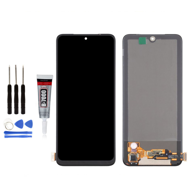 Ecran pour Xiaomi Redmi NOTE 10 4G M2101K7AI Blanc Gris Vert + Outils + Colle