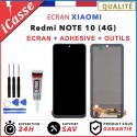 Screen for Xiaomi Redmi NOTE 10 4G M2101K7AI / NOTE 10s White Gray Green + Glue