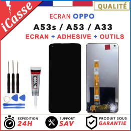ECRAN LCD + TACTILE pour OPPO A53S / A32 / A33 / A53 (CPH2135) OUTILS + COLLE