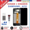 COMPLETE SCREEN for SAMSUNG GALAXY A12 A125F + CHASSIS + TOOLS + GLUE