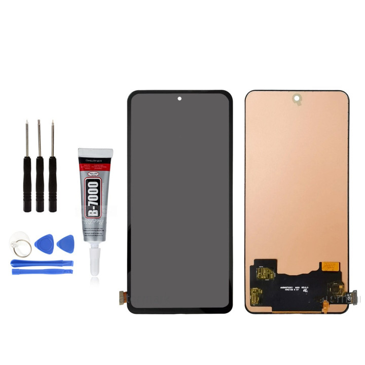 Ecran LCD pour Xiaomi Mi 11i / Mi 11i 5G / Mi 11X Pro Noir Blanc OUTILS + COLLE