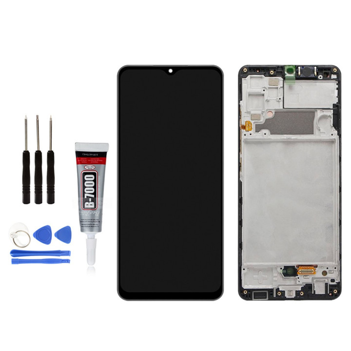 ECRAN LCD COMPLET pour SAMSUNG GALAXY A32 4G A325F A325M CHASSIS OUTILS + COLLE