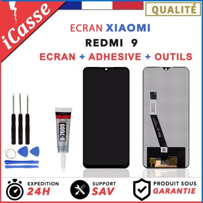 Screen for Xiaomi REDMI 9 Gray Purple Green M2004J19G + Tools + Glue