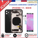 Complete replacement chassis for iPhone 11 BLACK + GLUE