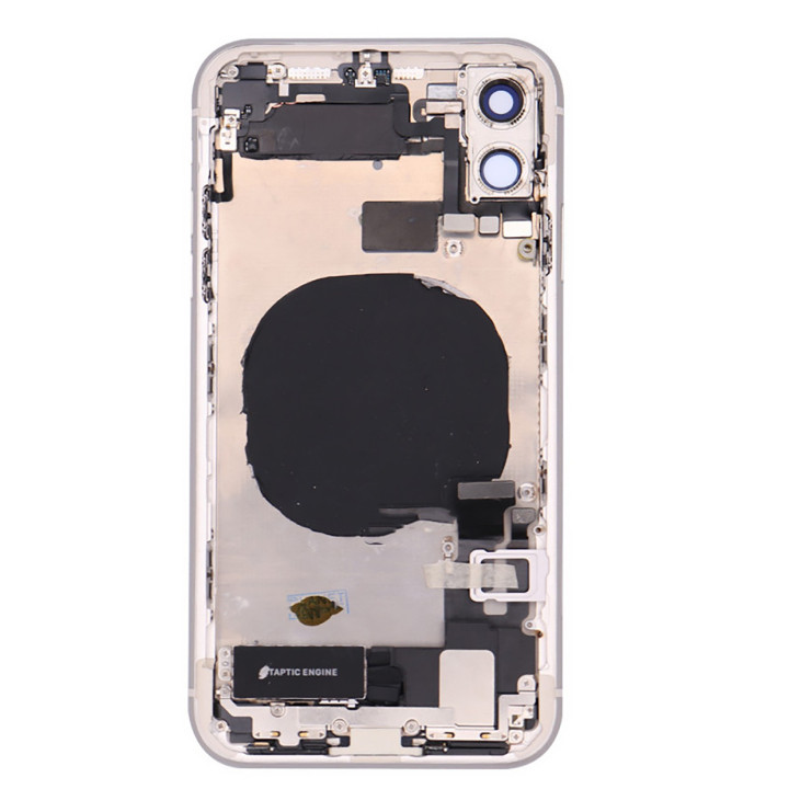 Chassis Complet Coque Arriere pour iPhone 11 BLANC + COLLE