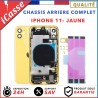 Chassis pour iPhone 11 JAUNE Chassis Complet Coque Arriere + COLLE