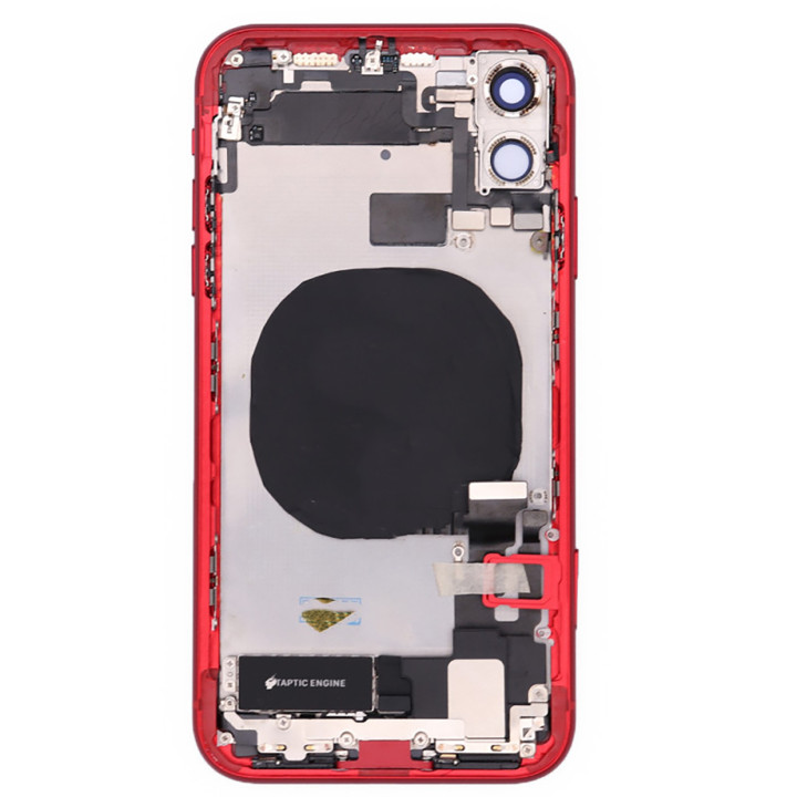 Chassis pour iPhone 11 ROUGE Chassis Complet Coque Arriere + COLLE