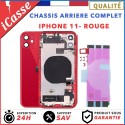 Complete replacement chassis for iPhone 11 RED + GLUE