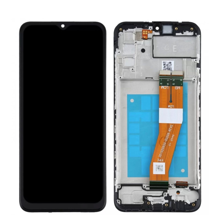 ECRAN avec CHASSIS pour SAMSUNG GALAXY A02S SM-A025F SM-A025G OUTILS + COLLE