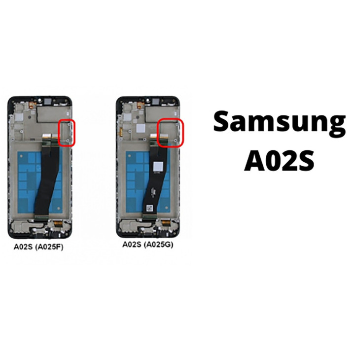 ECRAN avec CHASSIS pour SAMSUNG GALAXY A02S SM-A025F SM-A025G OUTILS + COLLE