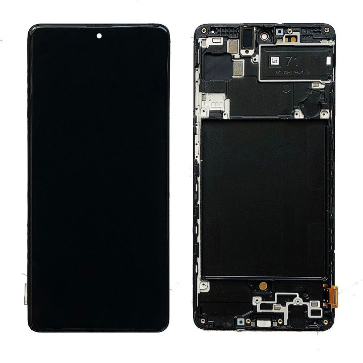 ECRAN COMPLET avec CHASSIS pour SAMSUNG GALAXY A71 SM-A715F OUTILS + COLLE