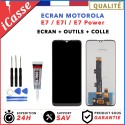 LCD SCREEN FOR Motorola Moto E7 / E7i / E7 Power + TOOLS + GLUE