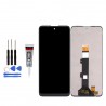 ECRAN LCD POUR pour Motorola MOTO E40 XT2159-3, XT2159-4 NOIR + OUTILS + COLLE