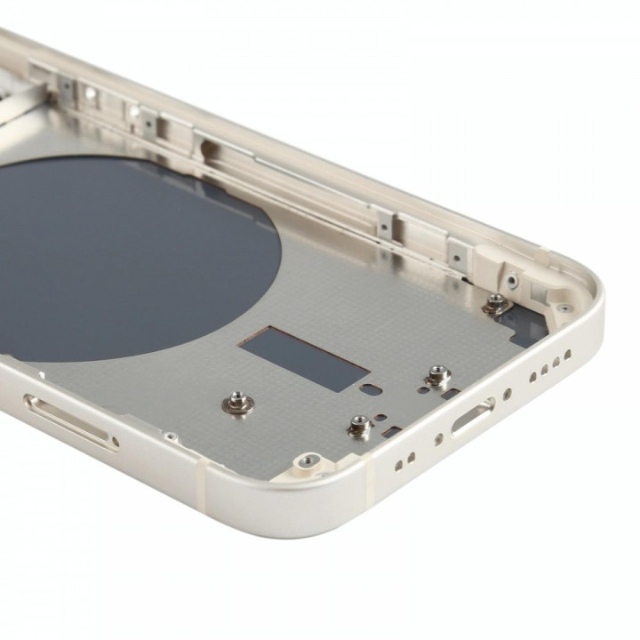 Chassis Arriere pour iPhone 12 MINI BLANC - Chassis Coque nu + COLLE