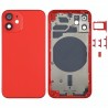 Chassis Arriere pour iPhone 12 MINI ROUGE - Chassis Coque nu + COLLE
