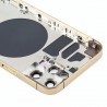 Chassis Arriere pour iPhone 12 PRO OR/GOLD - Chassis Coque nu + COLLE