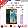 Chassis Arriere pour iPhone 13 NOIR - Chassis Coque nu + COLLE