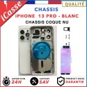 Replacement Rear Chassis for iPhone 13 PRO WHITE - Bare shell + GLUE