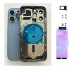 Chassis Arriere pour iPhone 13 PRO BLEUE - Chassis Coque nu + COLLE