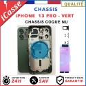 Chassis Arriere pour iPhone 13 PRO VERT - Chassis Coque nu + COLLE