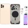 Chassis Arriere pour iPhone 12 PRO MAX OR / GOLD - Chassis Coque nu + COLLE