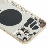 Chassis Arriere pour iPhone 12 PRO MAX OR / GOLD - Chassis Coque nu + COLLE