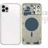 Chassis Arriere pour iPhone 12 PRO MAX BLANC - Chassis Coque nu + COLLE