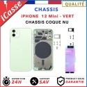Replacement chassis for iPhone 12 MINI GREEN - Bare shell chassis + GLUE