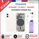 Replacement chassis for iPhone 12 MINI WHITE - Bare shell chassis + GLUE