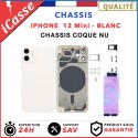 Replacement chassis for iPhone 12 MINI WHITE - Bare shell chassis + GLUE