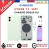 Chassis Arriere pour iPhone 12 VERT - Chassis Coque nu + COLLE