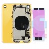 Chassis Complet Coque Arriere pour iPhone XR Jaune + COLLE