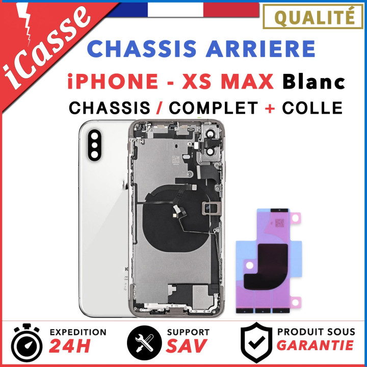 Chassis Complet remplacement pour iPhone XS MAX Blanc + COLLE