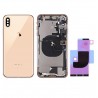 Chassis Complet Coque Arriere pour iPhone XS or (Gold) + COLLE