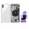 Chassis Complet Coque Arriere pour iPhone XS Blanc + COLLE