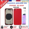 Replacement chassis for iPhone SE 2020 Red - Bare shell chassis + GLUE