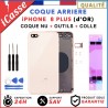 Chassis Arriere pour iPhone 8 PLUS OR d'OR Gold - Chassis Coque nu + COLLE