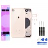 Chassis Arriere pour iPhone 8 OR d'or GOLD - Chassis Coque nu + COLLE