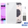 Chassis Arriere pour iPhone 8 BLANC - Chassis Coque nu + COLLE