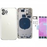 Chassis Arriere pour iPhone 11 PRO Blanc - Chassis Coque nu + COLLE