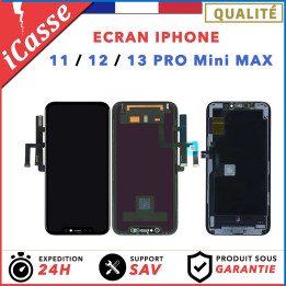 ECRAN POUR IPHONE 11 / 11 PRO / 11 PRO MAX VITRE TACTILE SUR CHASSIS + OUTILS