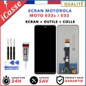 LCD SCREEN for Motorola MOTO E32s / E32 XT2229-2 BLACK + TOOLS + GLUE