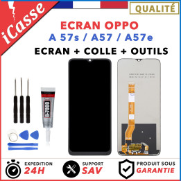 ECRAN pour OPPO A57 (4G)/ A57 (5G) A57s A57e CPH2385 CPH2387 + OUTILS + COLLE